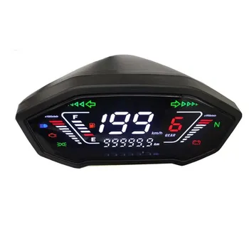 Цифров измерител на скоростта на мотоциклета 12V Скоростомер табло 750 Plus