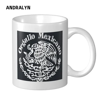 Orgullo Mexicano SAUL ALVAREZ TEAM CANELO Чаша 330 мл Керамични Творчески Чаши За Чай С Мляко, Кафе, Забавен Подарък на Приятели За Рожден Ден