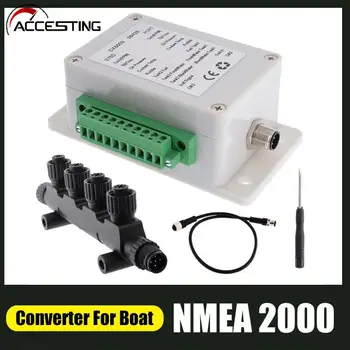 Конвертор NMEA 2000 Преобразувател на Сигнала до 18 сензори в NMEA2000 Водоустойчив IP67 За Лодки, Яхти, Водоустойчив 9-32 vdc