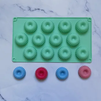 3D Мини Спиралевидные силиконови Форми за понички, Сладкиши, Десерти, Форми За печене, Шоколадови бонбони, понички, сладкиши, Форми за печене