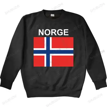 Norway Norge Norwegian Nordmann NO, мъжки пуловер с качулка, памучни блузи, мъжки свитшоты, нова градинска дрехи, хип-хоп нова