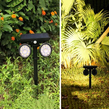 Led слънчева светлина за косене на трева с 3 режима на работа, сензор за човешкото Тяло, Градински лампи, външно водонепроницаемое пейзаж осветление ip65, декорация на двор и градина