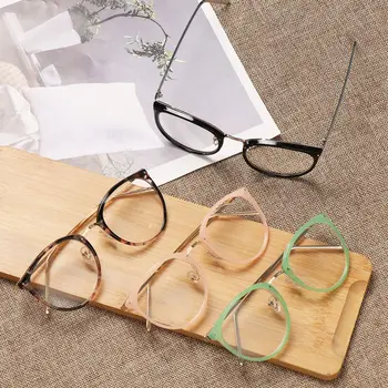 Класически Очила В метални Рамки Прозрачни Лещи, За да се Грижа За зрението Оптични лещи за Очила Eyeglasses Eyewear