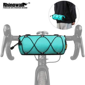 Велосипедна чанта Rhinowalk 2,4 л Мултифункционална кошница за кормилото на колелото, предната мотор, с висока видимост, светоотражающая или други цветове