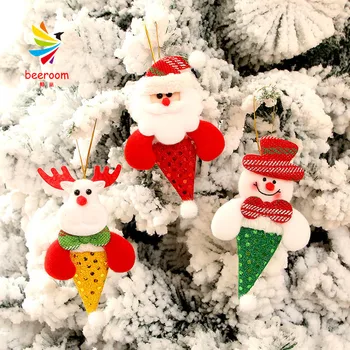 Направи си САМ коледна украса Коледна малка подвесная коледна кукла малка окачване Коледни коледни декорации 8X15 см
