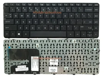 Оригинална Клавиатура за лаптоп Reboto Черен цвят за HP Pavilion 14-E 14-F US Layout с Рамка 716164-001 чисто Нова с Високо качество
