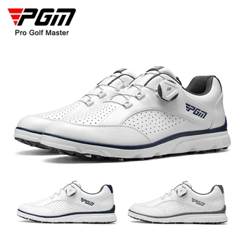 Мъжки обувки за голф PGM, ремък със защита от подхлъзване, водоустойчив мъжки спортни обувки, маратонки XZ245