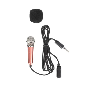 1 Комплект миниатюрен микрофон за запис на компютър, таблет, микрофона за запис на видео