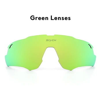 Рамка SCVCN-X18, подходящи сменяеми лещи, червени, сини, зелени поляризирани лещи, колоездене фотохромичните поляризирани лещи, Кутия за очила