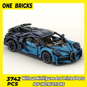 Строителни блокове OneBricks Moc, модел суперавтомобил, серия Speed Champion технология DIVOS, тухли, играчката 