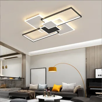 Модерна таванна лампа за дневна, Модерно домакински интелигентна led полилей за спални, кабинет, Трапезария, Лампи за декорация на интериора