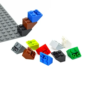 Строителни блокове Технически данни на MOC Наклонени обърнати тухли с наклон 45 2x2 срещу вдаването, съвместими с 3660 играчки 