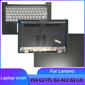 За Lenovo V14 G2-ОТ G2-ALC G2-IJL 5CB1B96374 AP21R000100 делото на ГОРНИЯ корпус на лаптопа с LCD дисплей на Задната част на кутията/горна поставка за ръце AP21R000400