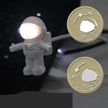 FooNaa USB led лампа за астронавти, здрав гъвкав BC645