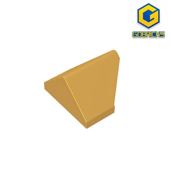 Gobricks GDS-1063 1 кг 1876 бр. Наклон 45, 2x1, двойна/обърнати (тип долната страна на не е определена), съвместим с 3049 играчка блокове