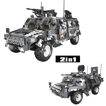 2021 Втората световна война WW2 Армия Военен Войници на Градската полиция SWAT M1117 Модел бронирани превозвачи Строителни Блокове, Тухли, Детски Играчки