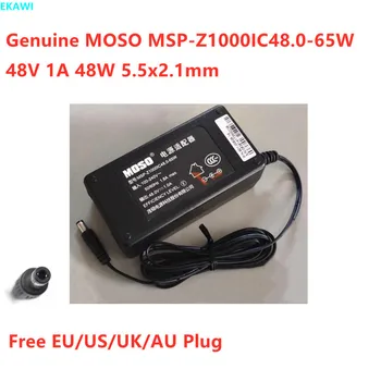 Истински MOSO МПП-Z1000IC48.0-65 W 48 1A 48 W 5,5x2,1mm Адаптер За Зарядно устройство
