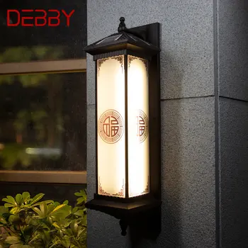 Слънчев, с монтиран на стената лампа, DEBBY Creativity Китайски улични тела-аплици LED Водоустойчива IP65 за къщи, вили, коридор, двор