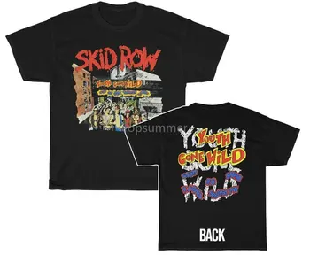 Тениска Skid Row Youth Gone Wild с имената на участниците в групата