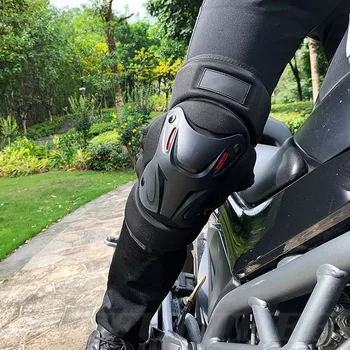 Новата двойка защитни съоръжения за каране на мотоциклет, протектори за коленете от падане за шофиране по неравен терен
