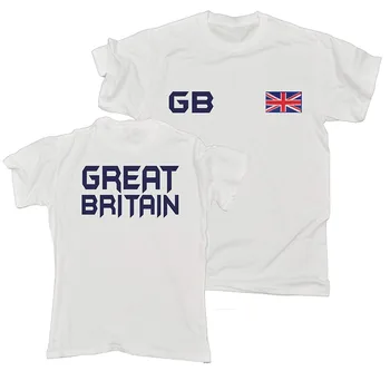 Тениска с флага на британския фен тениска с логото на военно-морския флот, мъжки легенда, футболист, футболисти, Новост 2019 Тениска от 100% памук
