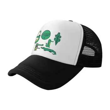 Забавна шапка на шофьор на камион с крокодили, мъжки шапки възстановяване на предишното положение, бейзболни шапки с лого, шапки за възрастни Four Seasons One Size