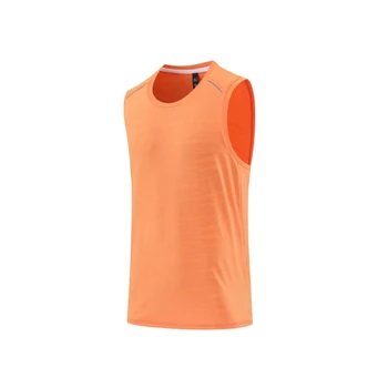 Мъжки ежедневни риза без ръкави за практикуване на джогинг, Бързосъхнеща облекло за тренировки във фитнеса, оригинален дизайн, Високо Качество