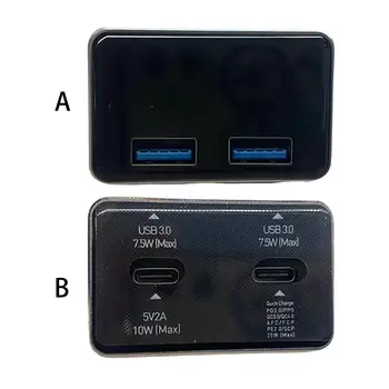 Съвместимо зарядно устройство с USB, аксесоари за бързо зареждане, удължител за кола Teala/Y