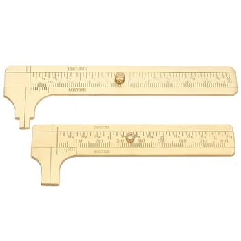 Штангенциркуль с двойна мащаб 80 мм, месинг штангенциркуль, Линия, инструмент за Измерване
