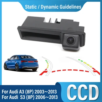Парковочная CCD HD висококачествена Водоустойчива Камера за Задно виждане С Дръжка на Багажника на Колата, За Volkswagen Touareg 2015 2016 Tiguan RS6 2012 ~ 2016