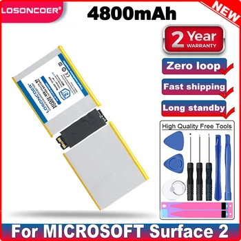 LOSONCOER 4800 mah P21G2B Батерия за лаптоп Surface RT 2 II RT2 Tablet MH29581 2ICP3/97/106
