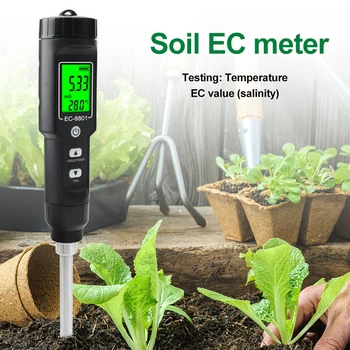Сензор ЕО на почвата, тестер соленост, висока Точност за селското стопанство, тестване на зърнени растения, с Професионални инструменти за измерване на почвата, Обзавеждане