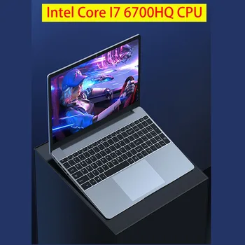 GMOLO 15,6-инчов лаптоп за игри metal Core I7, 16 GB или 8 GB оперативна памет, 512 GB или 256 GB SSD + допълнителен твърд диск с капацитет 1 TB, IPS HD Лаптоп