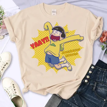 Женска тениска Osomatsu San с комиксами манга, забавни тениски, дрехи с комиксами за момичета