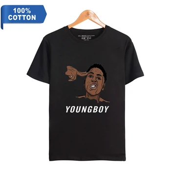 Тениска Youngboy Never Счупи Again, лятна класическа тениска в стил хип-хоп с къс ръкав, мъжки/дамски ежедневни дизайнерски върховете