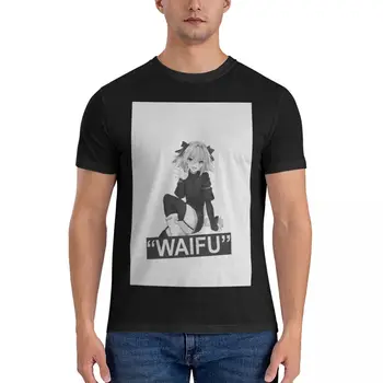 Тениска с изображение на Съдбата Astolfo Waifu, тениски за гиганти за мъже, празни тениски, мъжки спортни ризи