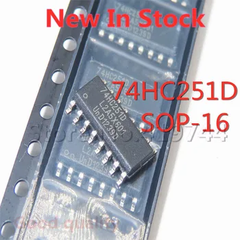 10 бр./лот 74HC251 74HC251D SMD СОП-16 8-вход мултиплексор tri-state В наличност НОВА оригинална чип