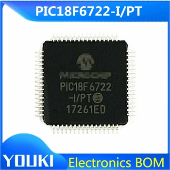 PIC18F6722-I/PT QFP Интегрални схеми (ICS), Вграден микроконтролер, Нови и оригинални -