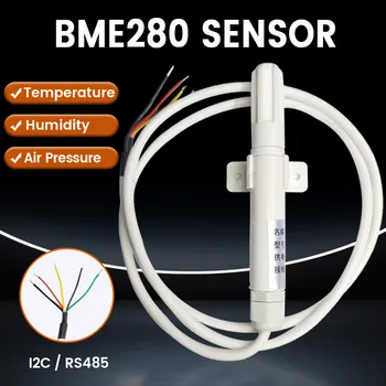 BME280 Сензор за Температура и Влажност на въздуха Кабел на Сондата 1 М, 2 М, 3 М и 5 М Цифров Сензор I2C Изход RS485 Modbus Водоустойчив Висока Точност
