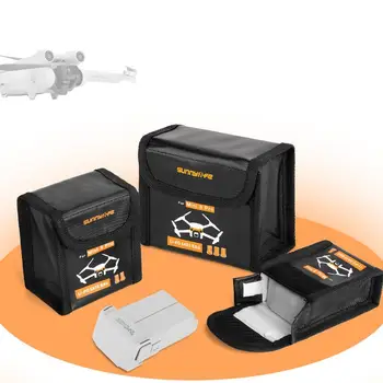 Сигурна Чанта за съхранение на DJI Mini Pro 3, защитен калъф за батерията, 3 размера, Огнеупорни чанти, аксесоари за седалките, Защита от корозия