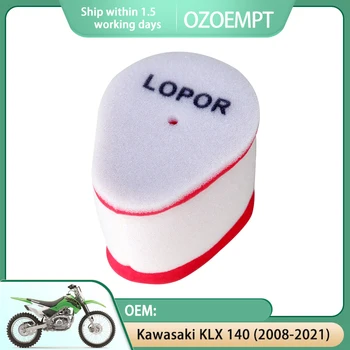 OZOEMPT двуслойни поролоновый въздушен филтър за мотоциклет се Прилага за Kawasaki KLX 140 (2008-2021)