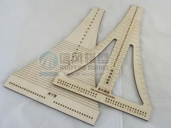 Безплатна доставка Класическа дървена модел парусника инструмент за плетене веревочной стълби разход на дървен инструмент за плетене на една кука