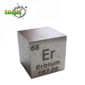 Куб erbium-легирани елемент с висока чистота Er Cube Периодичната таблица на елементите Erbium Cube Материали за научни изследвания Празнични подаръци