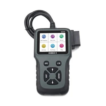За Chevrolet OBD2 скенер, четец за диагностика на данни в режим на реално време, Проверка на осветление на двигателя, LCD монитор, многофункционално здрав