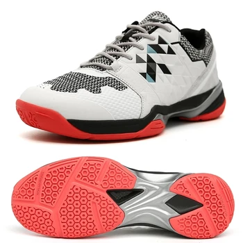 Нова професионална волейболна обувки, големи размери 36-45, нескользящие обувки за тенис, лека обувки за бадминтон, мъжки маратонки за бадминтон