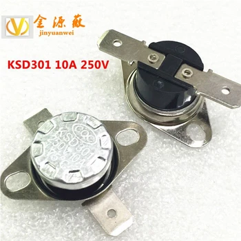 Нов оригинален KSD301 40 ℃-150 ℃ нормално отворен/нормално затворен превключвател за контрол на температурата спастичен тип 10A250V