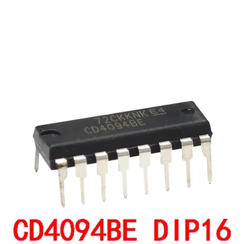 Вграден 8-битов регистър на срязване CD4094BE DIP-16, 3 бр./опаковане.