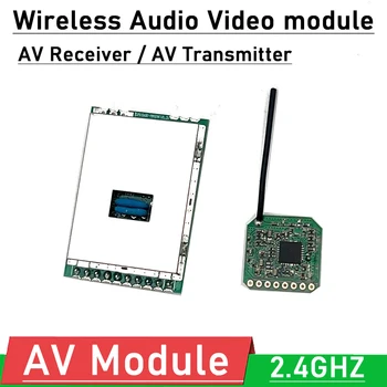 600 2.4 G Безжичен модул за прехвърляне на Аудио-Видео Стерео AV предавател/RECEIVER-приемник за монитора, DVD, DVB baby images