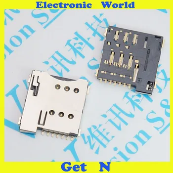 50 бр. конектор Micro SIM Push-тип, държач за SIM-карти, тава 1,3 ч