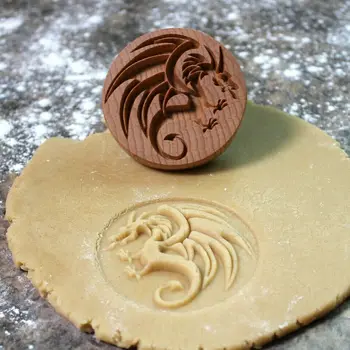Дървена Форма за бисквити Provance калъп за 3D релеф на Тортата Инструменти за печене Форма за Печене с Джинджифилова бисквити с рози